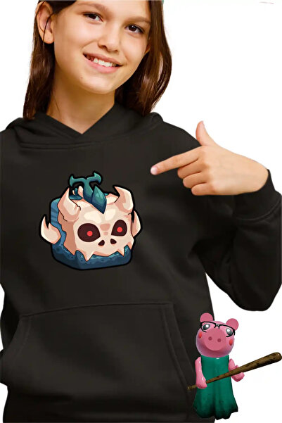 OEM Παιδικό Κορίτσι Blox Fruits T-Rex Fruit Roblox Fruit Φούτερ με Κουκούλα