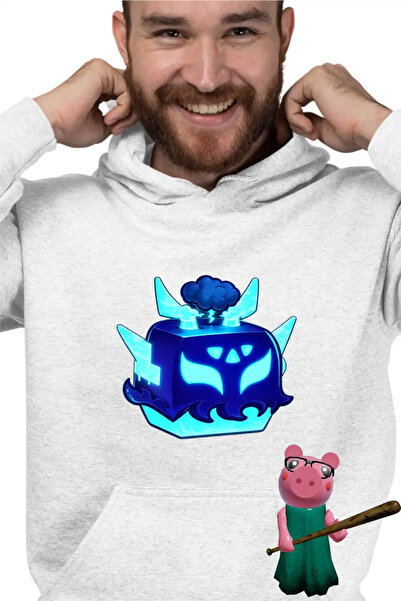 OEM Men's Hoodie Blox Fruits Lightning Fruit Roblox Fruits