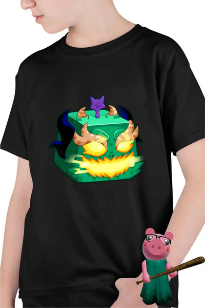 OEM Tricou Copii Baieti Blox Fruits Dragon Fruit Roblox Fructe