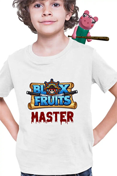 OEM Tricou Copii Baieti Blox Fruits Master Fruit Roblox Fructe