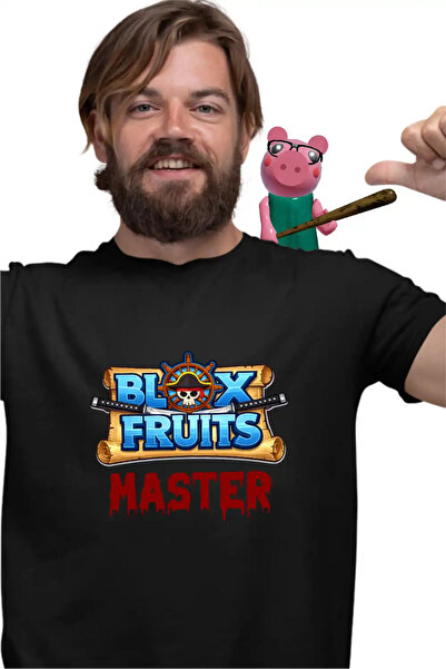 OEM Мъжка тениска Blox Fruits Master Fruits Roblox Fruits