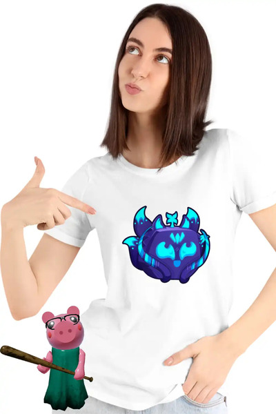 OEM Women's T-Shirt Blox Fruits Kitsune Fruit Roblox Fruits