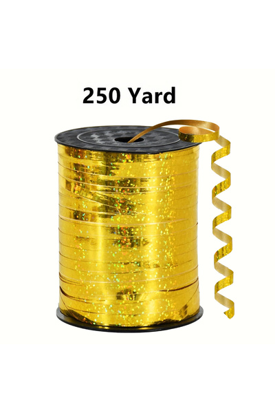 choice2 Gold 250 Yard 225M 250/500 yards rainbow ribbon 5mm width wedding bir...