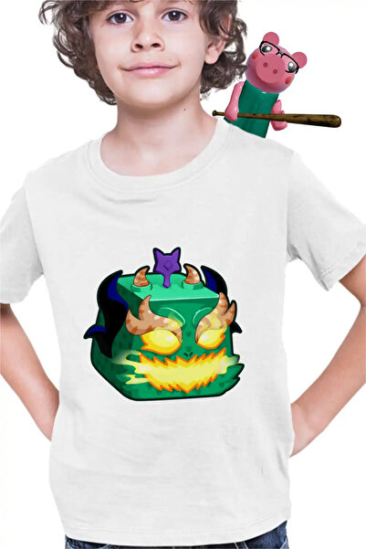 OEM Tricou Copii Baieti Blox Fruits Dragon Fruit Roblox Fructe