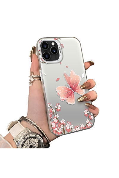 ucuc iPhone 11 Pro Compatible Hard Acrylic Back Silicone Edge Lens Protection...