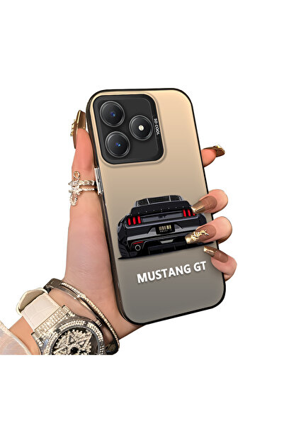 ucuc حافظة حماية للعدسات من السيليكون الصلب أكريليك درجة متوافقة مع Realme C6...