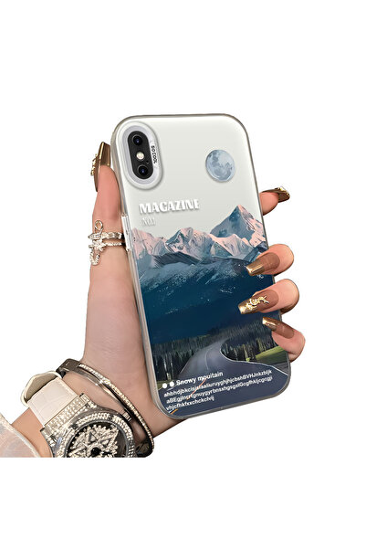 ucuc iPhone XS Max Compatible Hard Acrylic Back Silicone Edge Lens Protection...