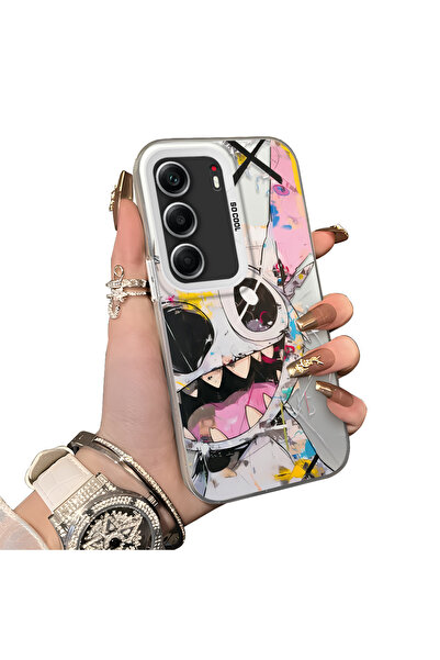 ucuc Tecno Camon 40 Compatible Hard Acrylic Back Silicone Edge Lens Protectio...