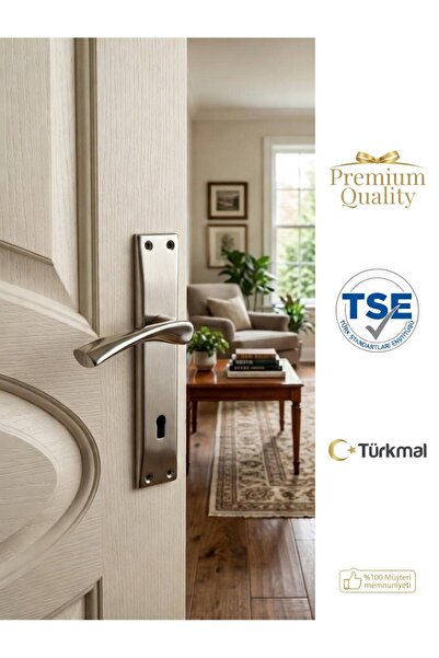 Koral Bravo Gemi Aynalı Kapı Kolu Nikel Saten Kaplama Kapı Kolları Bütün Mode...