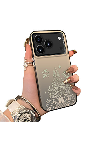 ucuc حافظة حماية للعدسات من السيليكون الصلب أكريليك درجة متوافقة مع هاتف iPho...