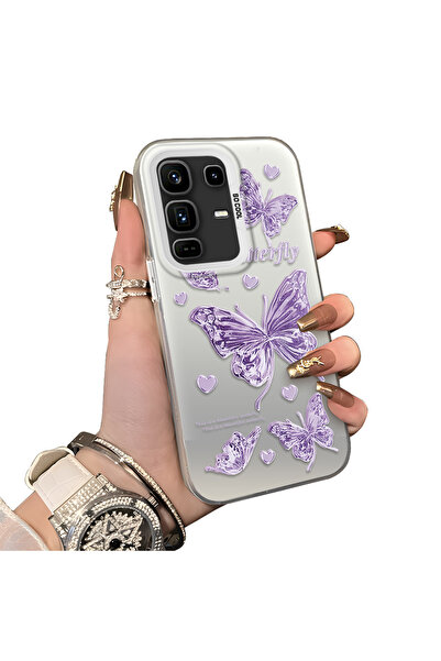 ucuc حافظة حماية للعدسات من السيليكون الصلب أكريليك درجة متوافقة مع هاتف Infi...