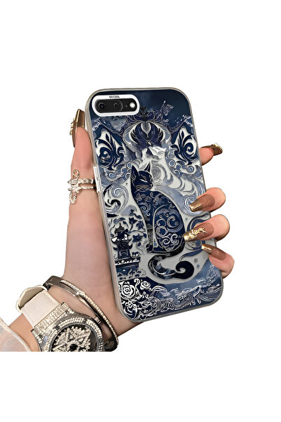 ucuc iPhone 7 Plus/8 Plus Compatible Hard Acrylic Back Silicone Edge Lens Pro...