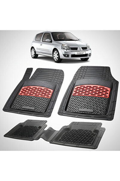 TEAMCAR Covorase Renault Clio II 3 Hatchback Compatibile 2003-2006 | Red