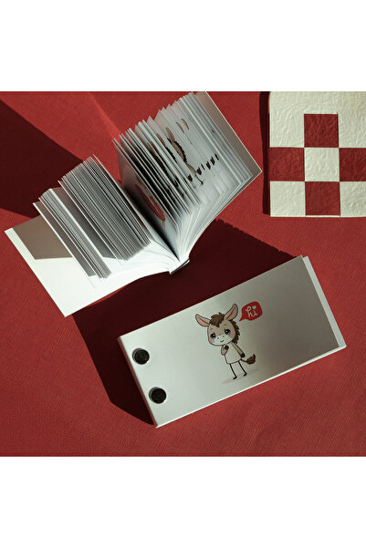 Hediyesepeti Sevgiliye Özür Dilerim Hareketli Flip book Kitap