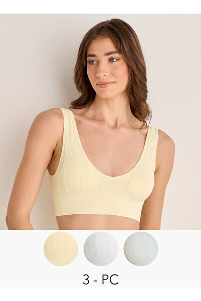 FAV 3-Pack Bralette Seamless
