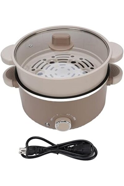 Arabest 3L Multifunctional Electric Cookware with Steam Basket, Non-Stick Coa...