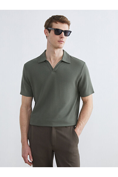 LC Waikiki Nevavm with a Difference Polo Collar Men's T-Shirt
