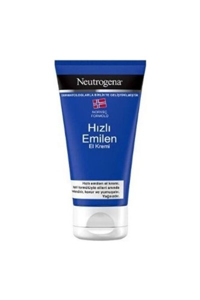 Neutrogena Fast Absorbing Hand Cream 75 ml Moisturizer with Leather Protectiv...