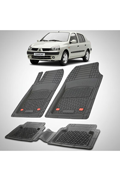 TEAMCAR Renault Clio Symbol 2 Sedan Συμβατά Πατάκια Δαπέδου 2002-2008 |   Μαύρο