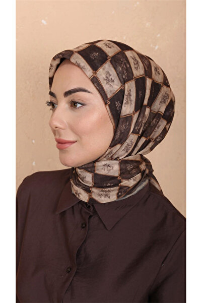 locella Lo'cella Pamuklu Soft Eşarp 4546-1 Kahve