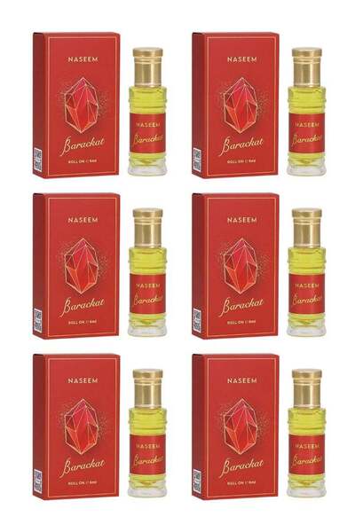 Naseem Barackat Perfume Oil Roll-On for Men & Women – 6ml (Pack of 6)