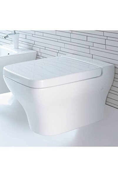Duravit - Puravida Asma Klozet (Yavaş Kapanır Kapak Dahil) OUTLET - 22193900A1-