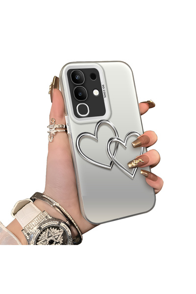 ucuc حافظة حماية للعدسات من السيليكون الصلب أكريليك متوافقة مع هاتف Vivo Y29 4G