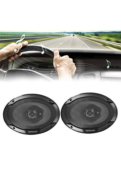 Generic KFC-S6966 6x9" 3-Way Coaxial Car Speakers Pair 400W Peak Power 45W RM...