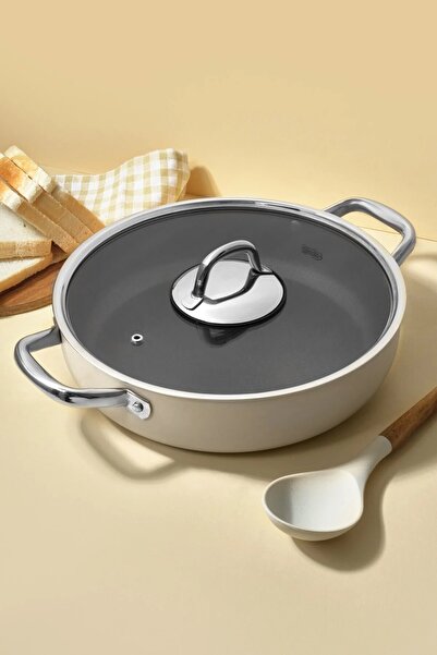 Kitchen Life Gigilli Esperanza Titanium Roasting Pot 26 cm Cream