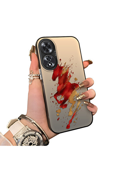 ucuc حافظة حماية للعدسات من السيليكون الصلب أكريليك درجة متوافقة مع هاتف أوبو...