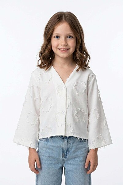 Fulla Moda cu ciucuri Cămașă casual pentru fete