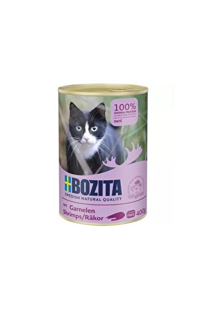 Bozita Karidesli Pate Kedi Konservesi 400 gr