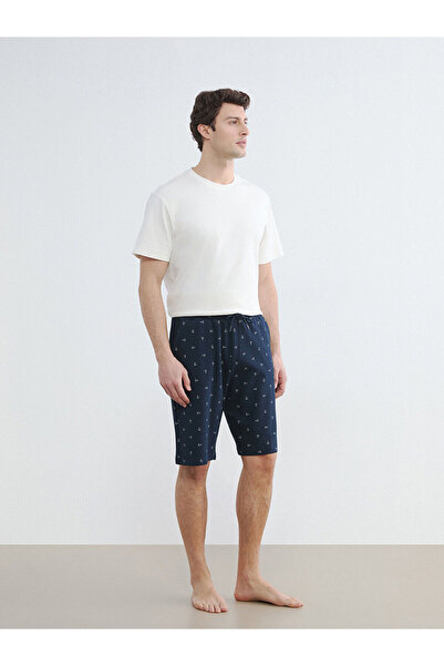 LC Waikiki Peak New Season Standard Fit Patterned Pajama Bottom Shorts