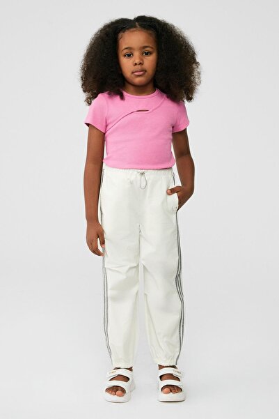 Tyess BG Store Kız Çocuk Beyaz Pantolon