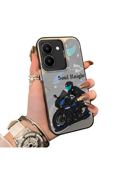 ucuc حافظة حماية للعدسات من السيليكون الصلب أكريليك درجة متوافقة مع Vivo Y27 ...