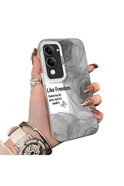 ucuc حافظة حماية للعدسات من السيليكون الصلب أكريليك درجة متوافقة مع Vivo Y19S GT