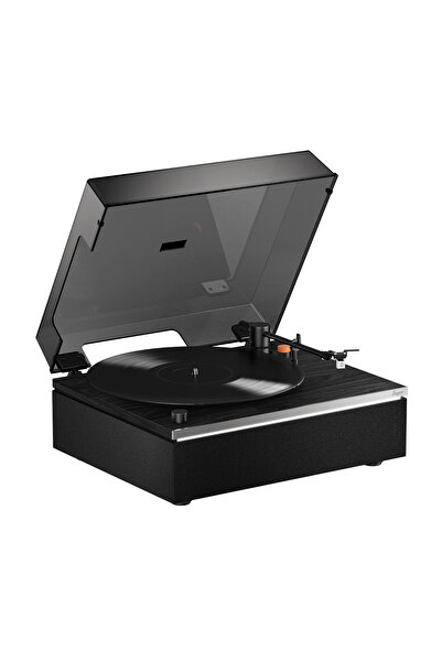 Hym Originals Lumi-S Siyah Dahili Bluetooth Hoparlörlü Retro Pikap Plakçalar