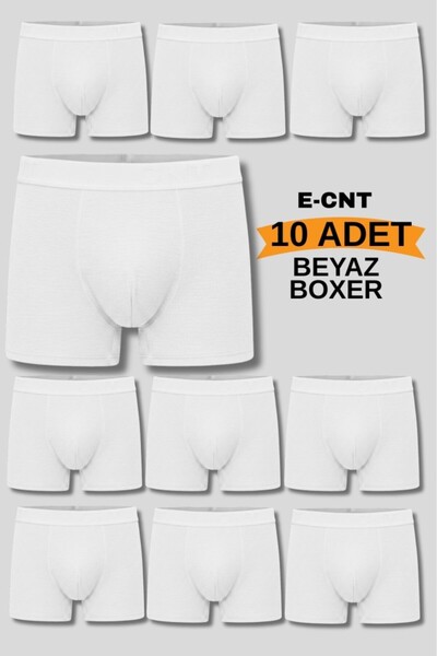 ECNT Men's 10-Pack Stretch Fabric Boxer