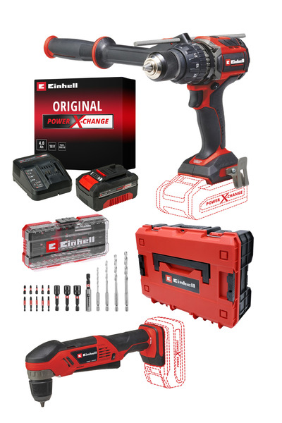 Einhell TP-CD 18/120 Li-i BL Akülü Drbl Vidalama+TE-AD 18Li Vidalama(4AhStart...