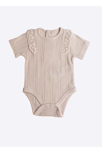 kitikate Organic Jaclin Short Sleeve Body Pink