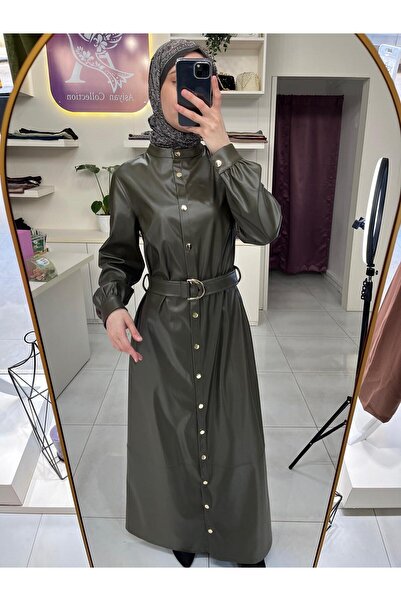 Aşiyan Collection AŞİYAN DERİ ELBİSE