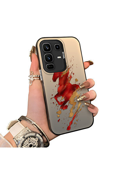 ucuc حافظة حماية للعدسات من السيليكون الصلب أكريليك درجة متوافقة مع هاتف Infi...