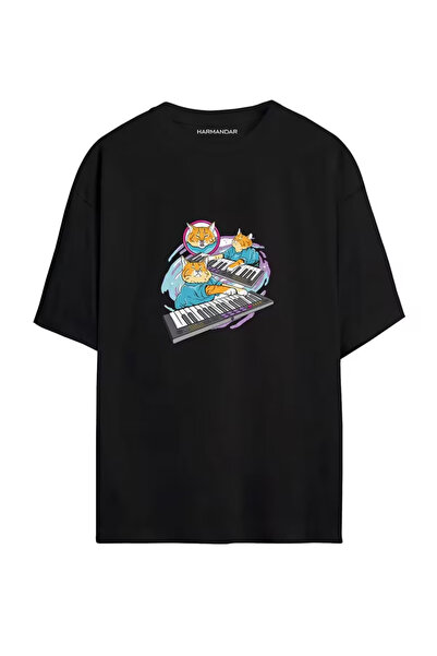ZEMLİYA Unisex "Dj Ked" Printed T-Shirt -Modern Style
