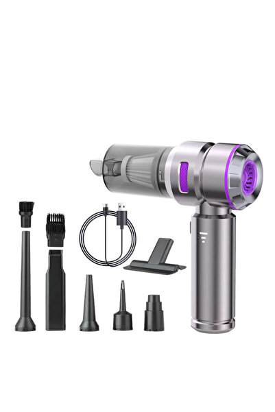 Canderel 16000PA Portatif Vakumlu Üflemeli Mini Araç Süpürgesi - Araç Oto Kol...