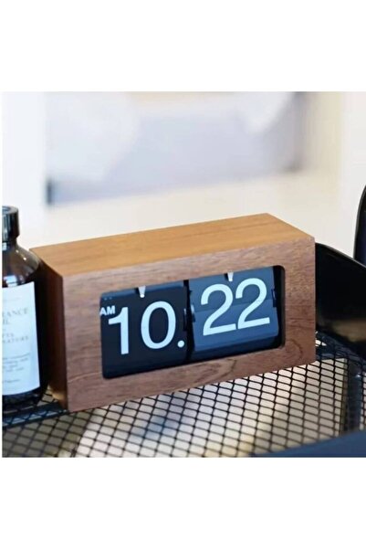 Generic New F 010 Flip Clock Modern Home and Office Decor