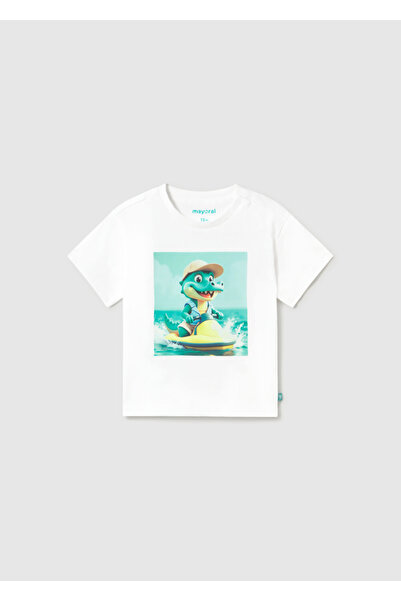 MAYORAL Tricou cu imprimeu dinozaur pentru bebeluși băieți 1015