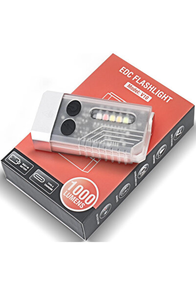 Arabest V10 Small LED Rechargeable Flashlights with 365nm UV Black Light,Brig...