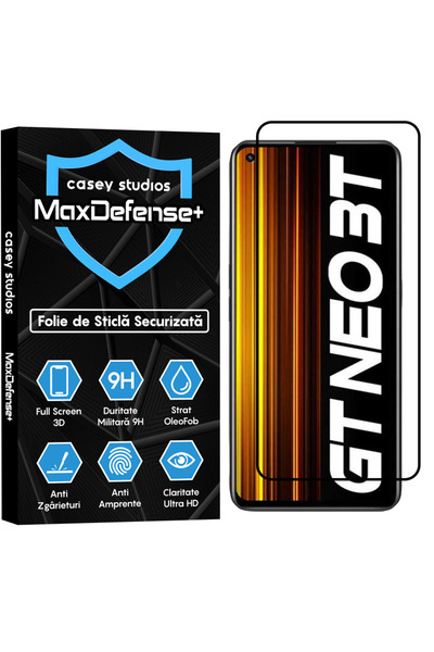 Casey Studios Folie Realme GT Neo 3T, Full Cover 3D, Full Glue, HD, Anti Zgar...