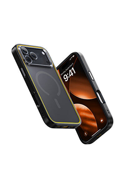 Aohi The Future Iphone 17 Pro Max Kılıfı, Magsafe Uyumlu Telefon Kılıfı, Siyah