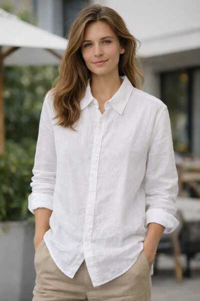 MARIQUITA KETEN GÖMLEK